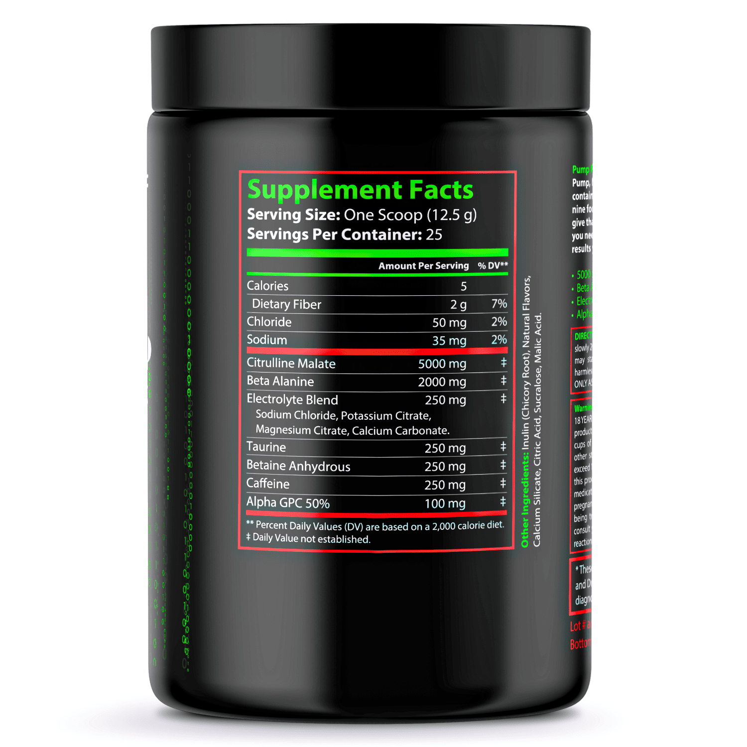 PUMP Pre-Workout SSJ3 (Citrus Blast)