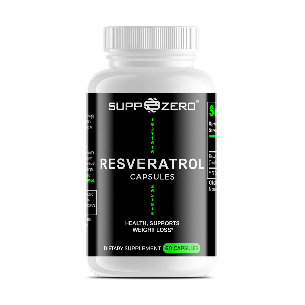 Resveratrol 50% 600mg NEW